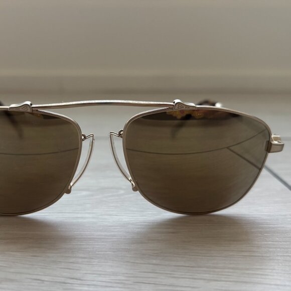 Matsuda Gold Aviator Sunglasses - Picture 4 of 14